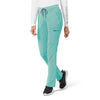 Rugged Flex Peak Women's Slim Leg Scrub Pant Aqua Sea