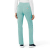 Rugged Flex Peak Women's Slim Leg Scrub Pant Aqua Sea back view