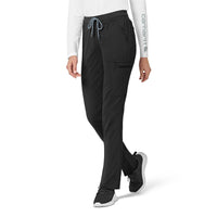 Rugged Flex Peak Women's Slim Leg Scrub Pant Black