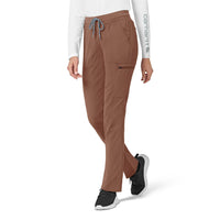 Rugged Flex Peak Women's Slim Leg Scrub Pant Nutmeg