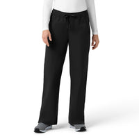 Rugged Flex FLD Women's Ripstop Bootcut Cargo Scrub Pant Black
