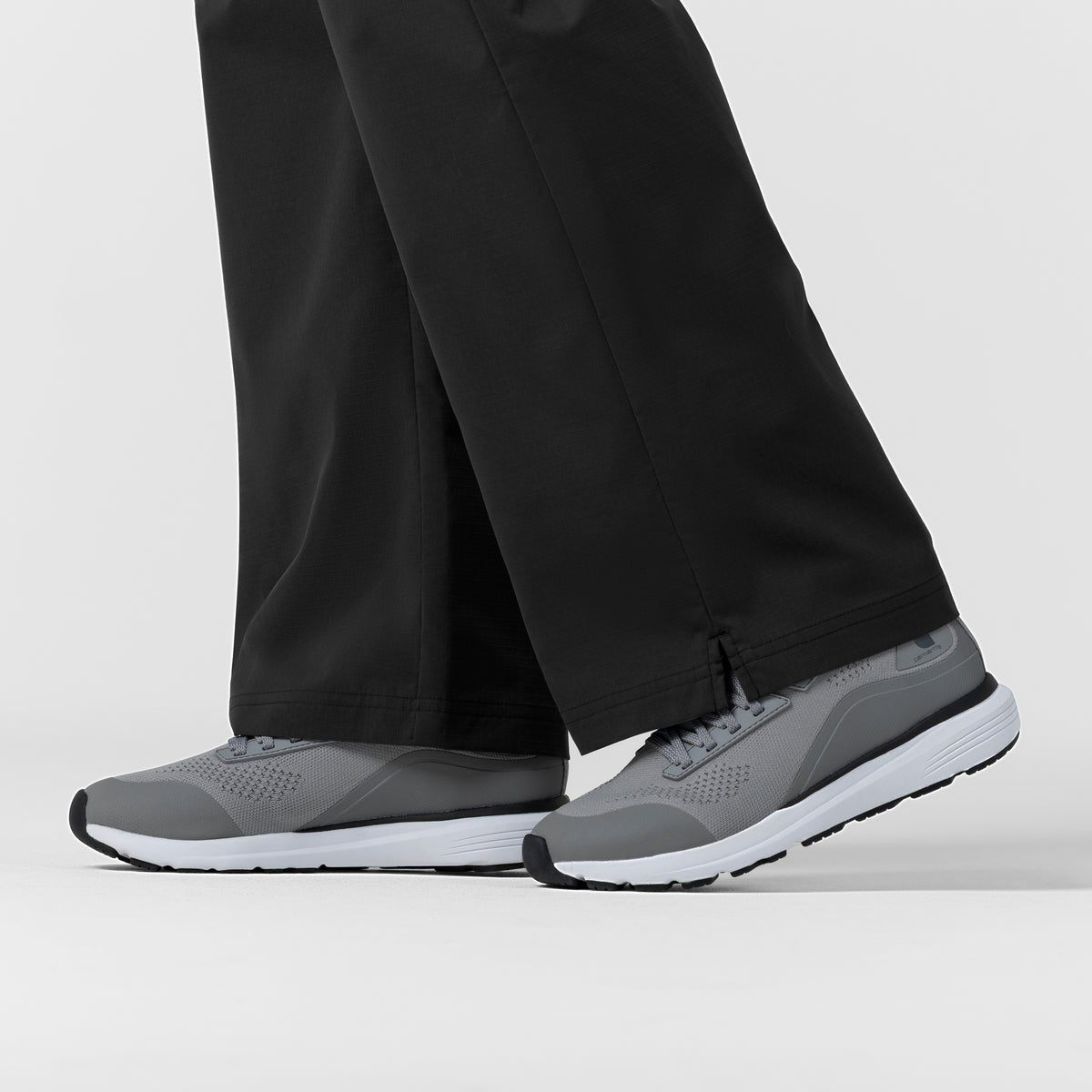 Rugged Flex FLD Women's Ripstop Bootcut Cargo Scrub Pant Black front detail