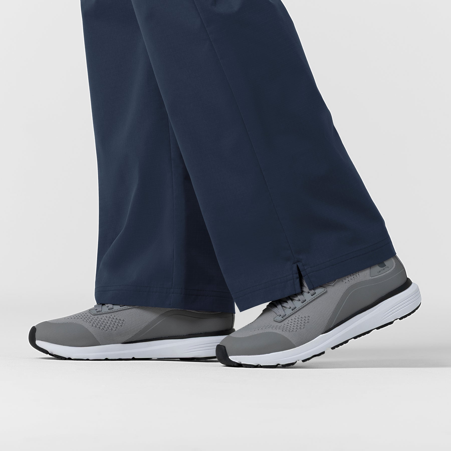 Rugged Flex FLD Women's Ripstop Bootcut Cargo Scrub Pant Navy front detail
