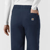 Carhartt Rugged Flex FLD Women's Ripstop Bootcut Cargo Scrub Pant - Navy