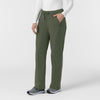 Carhartt Rugged Flex FLD Women's Ripstop Bootcut Cargo Scrub Pant - Olive side