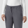 Rugged Flex FLD Women's Ripstop Bootcut Cargo Scrub Pant Pewter back detail