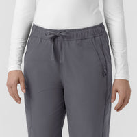 Rugged Flex FLD Women's Ripstop Bootcut Cargo Scrub Pant Pewter back detail