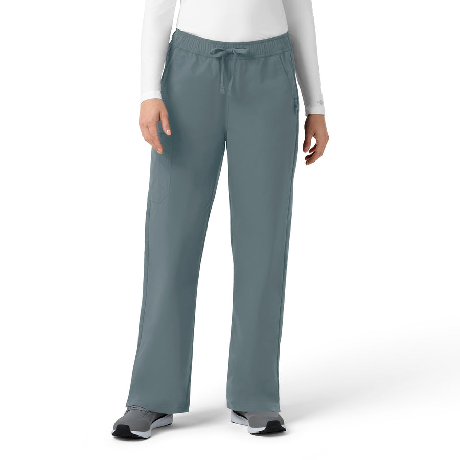 Rugged Flex FLD Women's Ripstop Bootcut Cargo Scrub Pant Rolling Thunder