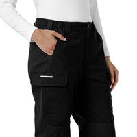 Rugged Flex RSCU Women's Ripstop Cargo Pants Black side detail 1