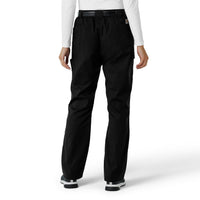 Rugged Flex RSCU Women's Ripstop Cargo Pants Black back view