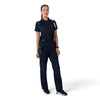 Rugged Flex RSCU Women's Ripstop Cargo Pants Dark Navy full scrub set