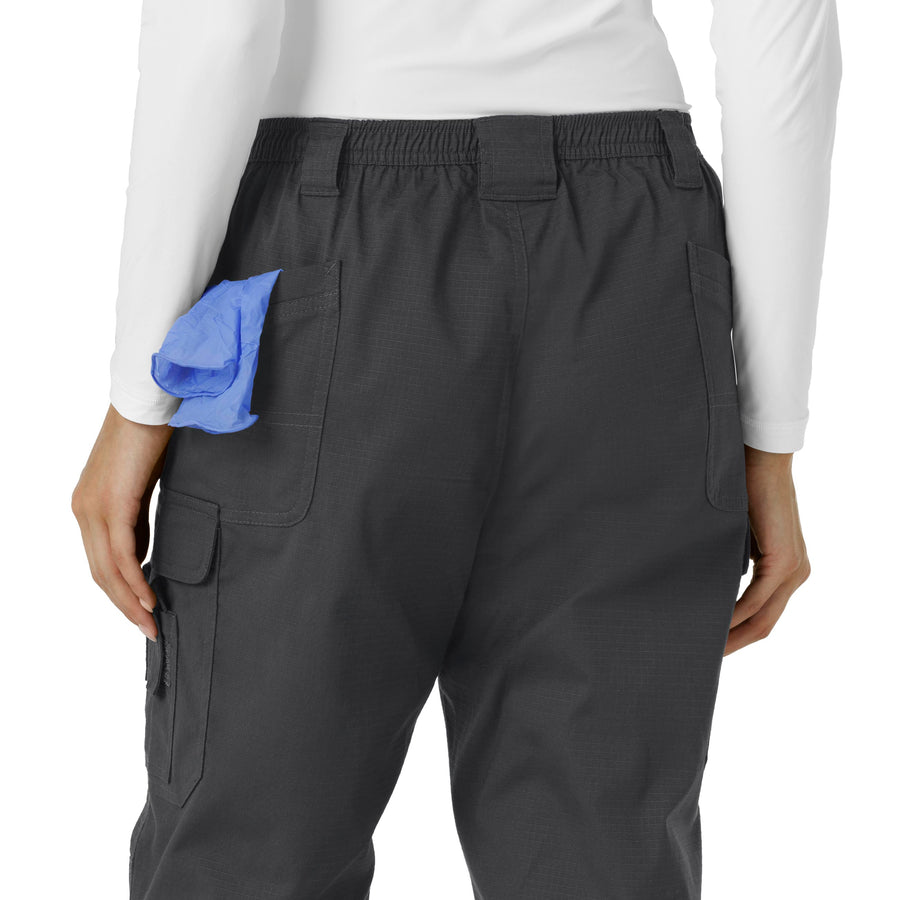 Carhartt Rugged Flex RSCU Women's Ripstop Cargo Pants - Pewter back pockets