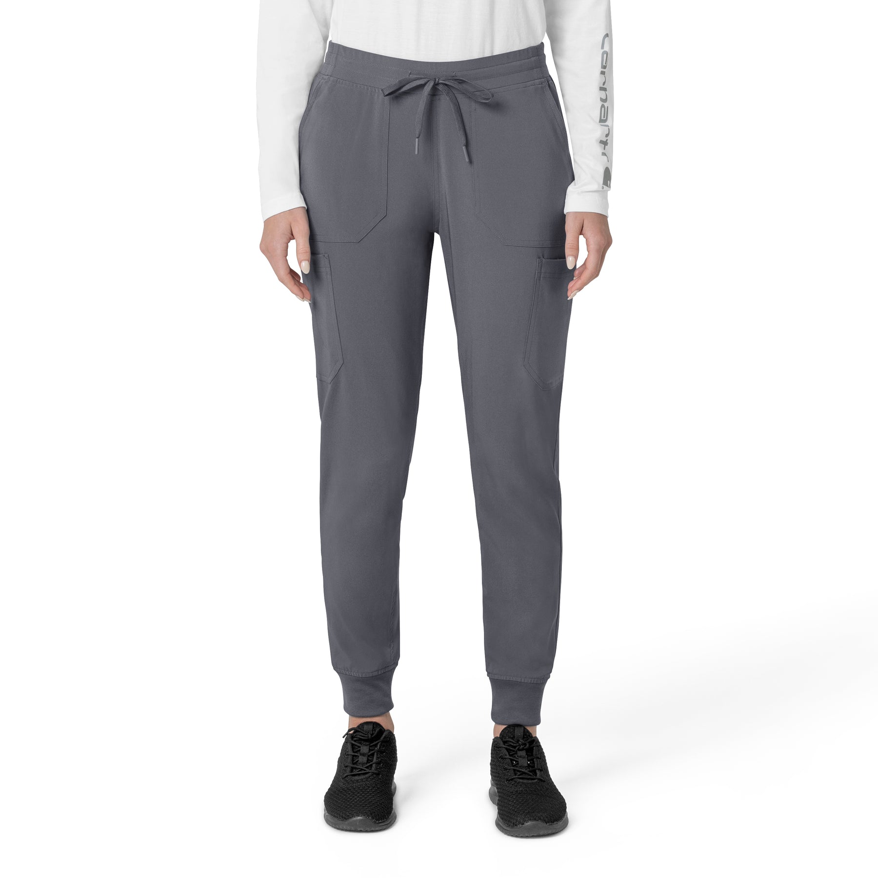 Carhartt Cross-Flex Women's Cargo Jogger Scrub Pant - Approaching Storm