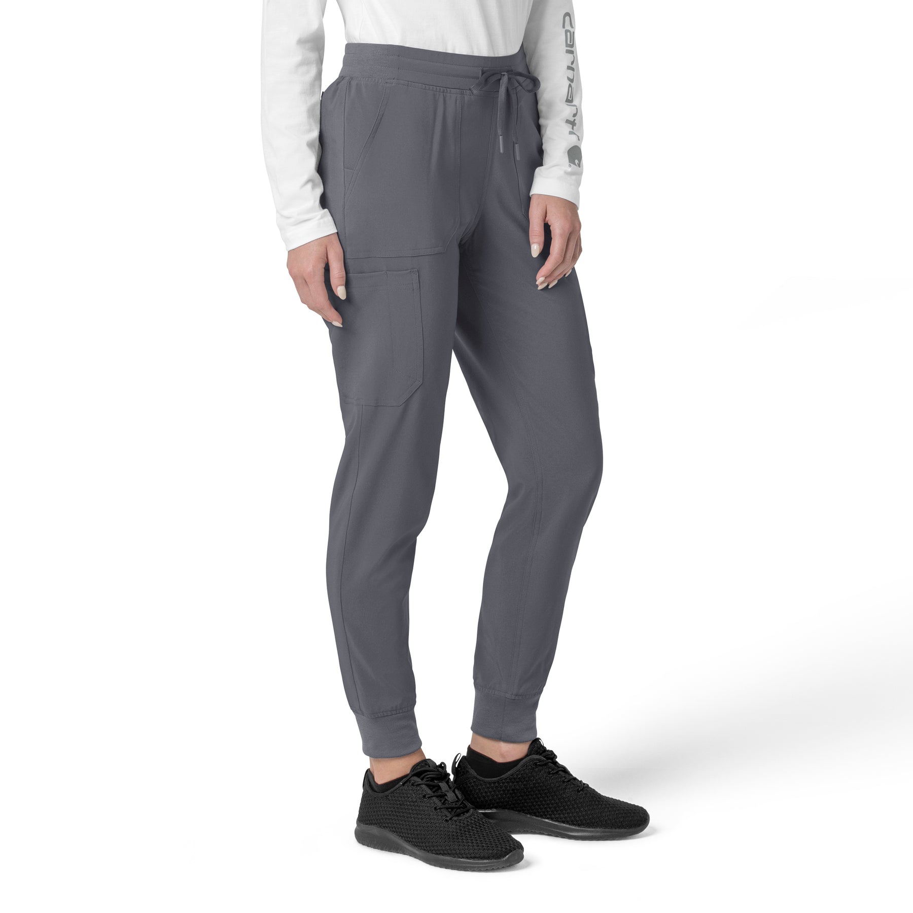 Carhartt Cross-Flex Women's Cargo Jogger Scrub Pant - Approaching Storm