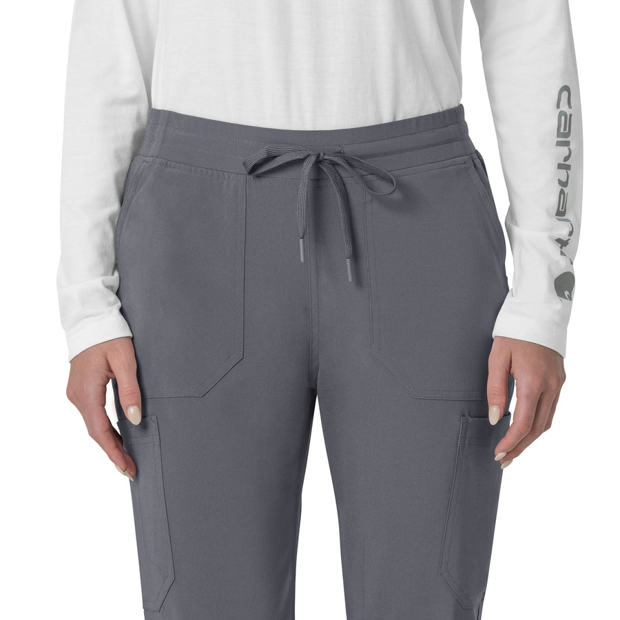 Carhartt Cross-Flex Women's Cargo Jogger Scrub Pant - Approaching Storm