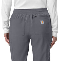 Carhartt Cross-Flex Women's Cargo Jogger Scrub Pant - Approaching Storm