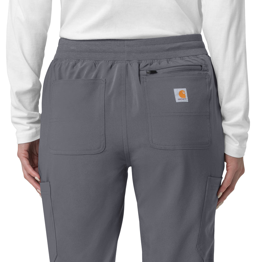 Carhartt Cross-Flex Women's Cargo Jogger Scrub Pant - Approaching Storm