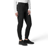 Force Cross-Flex Women's Cargo Jogger Scrub Pant Black side view