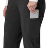 Force Cross-Flex Women's Cargo Jogger Scrub Pant Black back detail