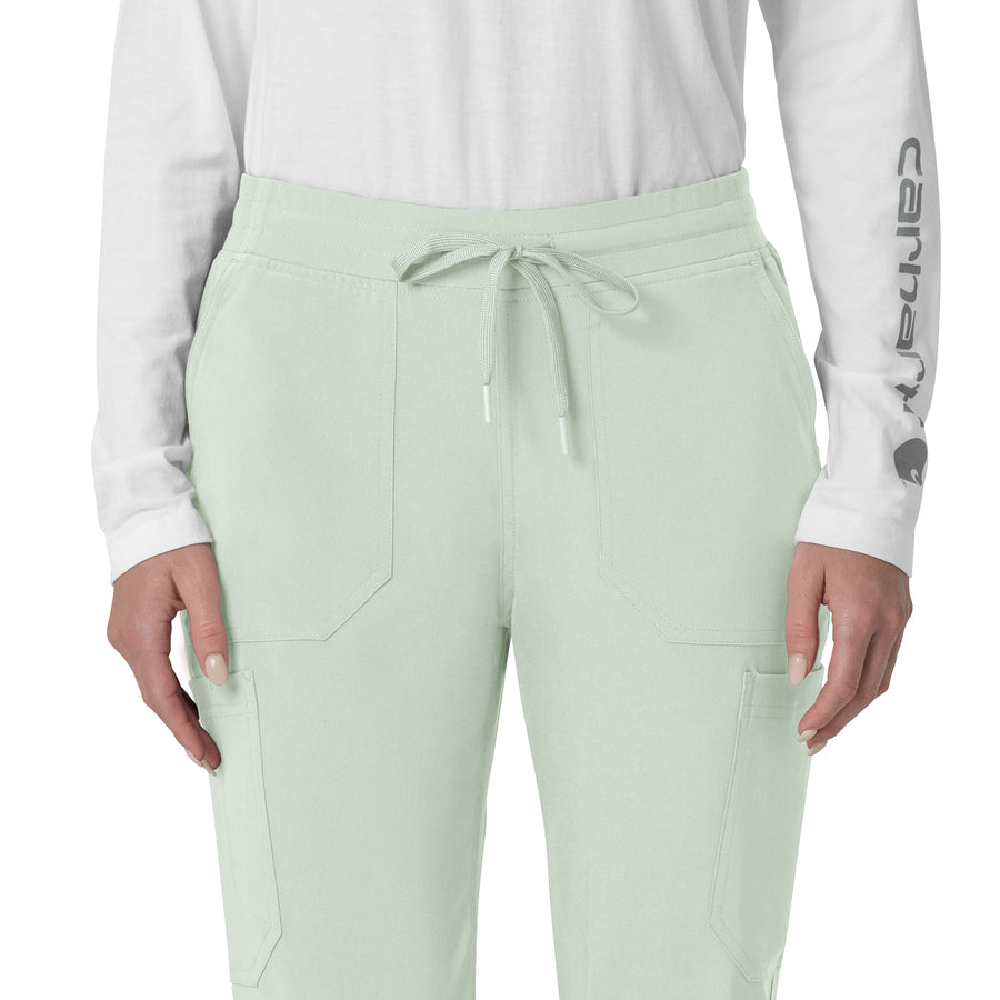 Force Cross-Flex Women's Cargo Jogger Scrub Pant Big Sky front detail