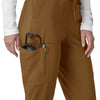 Force Cross-Flex Women's Cargo Jogger Scrub Pant Carhartt Brown hemline detail