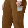 Force Cross-Flex Women's Cargo Jogger Scrub Pant Carhartt Brown back detail