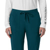 Force Cross-Flex Women's Cargo Jogger Scrub Pant Caribbean front detail