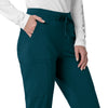 Force Cross-Flex Women's Cargo Jogger Scrub Pant Caribbean side detail 2