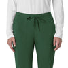 Carhartt Cross-Flex Women's Cargo Jogger Scrub Pant - Douglas Fir waistband
