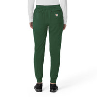 Carhartt Cross-Flex Women's Cargo Jogger Scrub Pant - Douglas Fir back