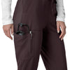 Force Cross-Flex Women's Cargo Jogger Scrub Pant Dark Sepia hemline detail