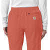 Force Cross-Flex Women's Cargo Jogger Scrub Pant Dusty Cedar side detail 1