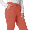 Force Cross-Flex Women's Cargo Jogger Scrub Pant Dusty Cedar side detail 2