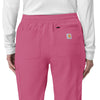 Force Cross-Flex Women's Cargo Jogger Scrub Pant Electric Fuschia side detail 1
