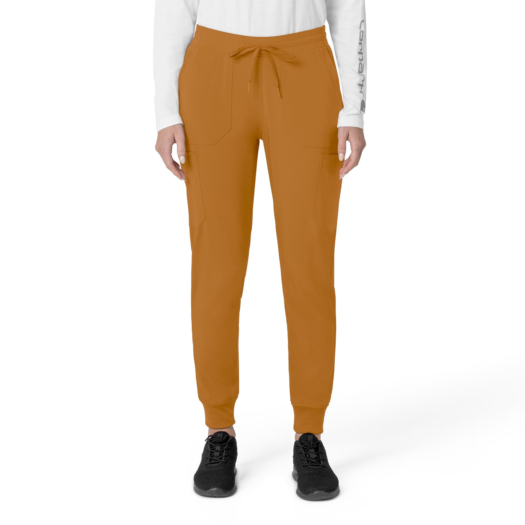 Force Cross-Flex Women's Cargo Jogger Scrub Pant Fox Brown