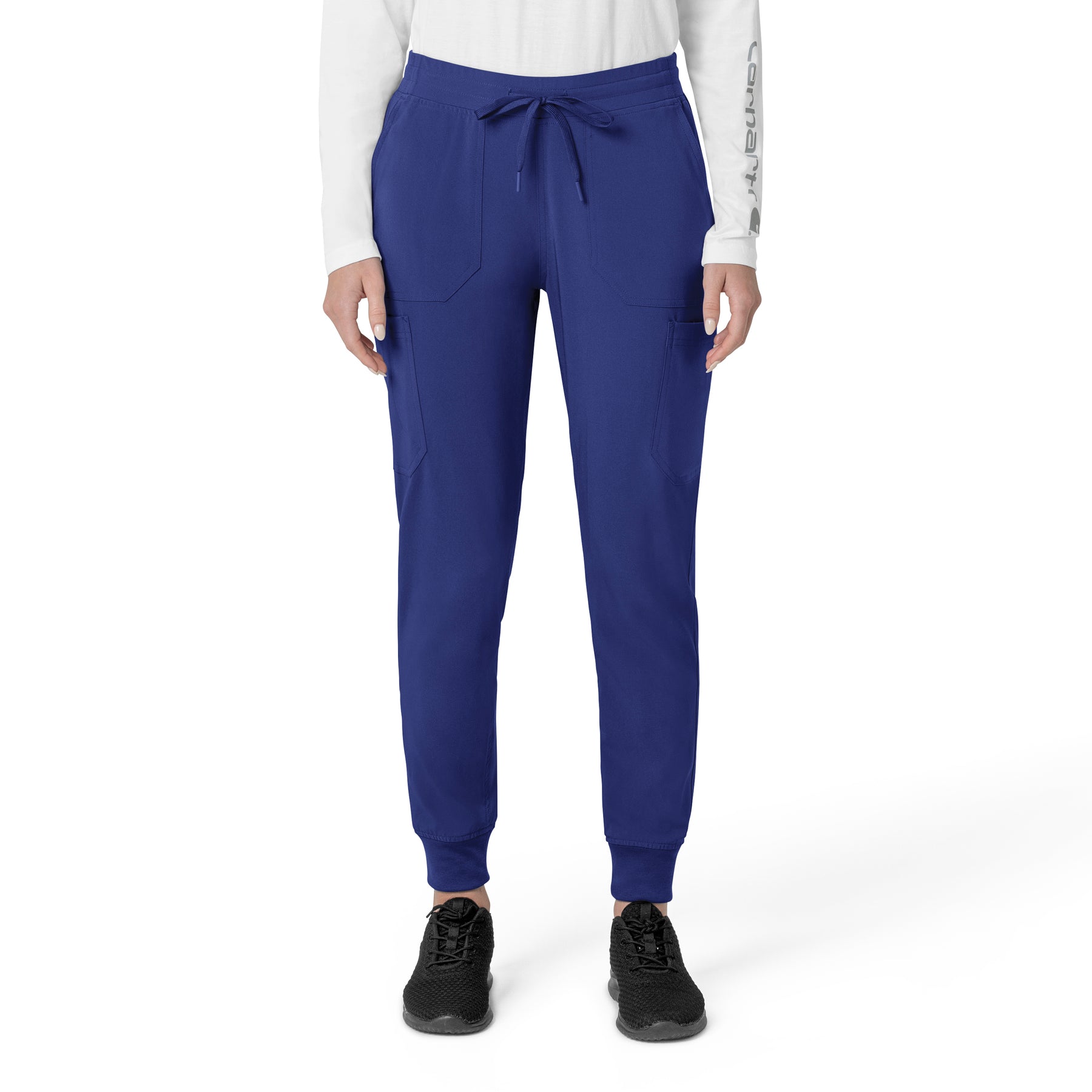 Force Cross-Flex Women's Cargo Jogger Scrub Pant Galaxy Blue