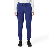 Force Cross-Flex Women's Cargo Jogger Scrub Pant Galaxy Blue