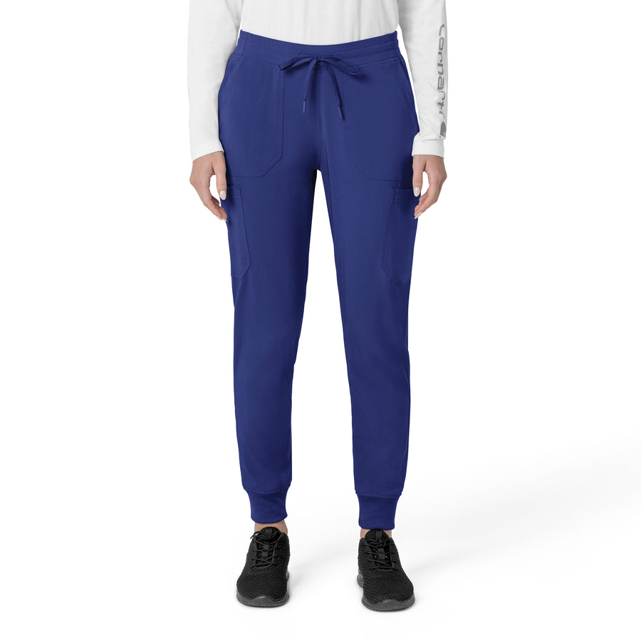 Force Cross-Flex Women's Cargo Jogger Scrub Pant Galaxy Blue