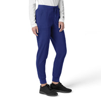 Force Cross-Flex Women's Cargo Jogger Scrub Pant Galaxy Blue side view