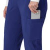 Force Cross-Flex Women's Cargo Jogger Scrub Pant Galaxy Blue back detail