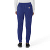 Force Cross-Flex Women's Cargo Jogger Scrub Pant Galaxy Blue back view