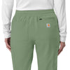 Force Cross-Flex Women's Cargo Jogger Scrub Pant Green Slate side detail 1