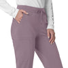 Force Cross-Flex Women's Cargo Jogger Scrub Pant Lavender Mist side detail 2