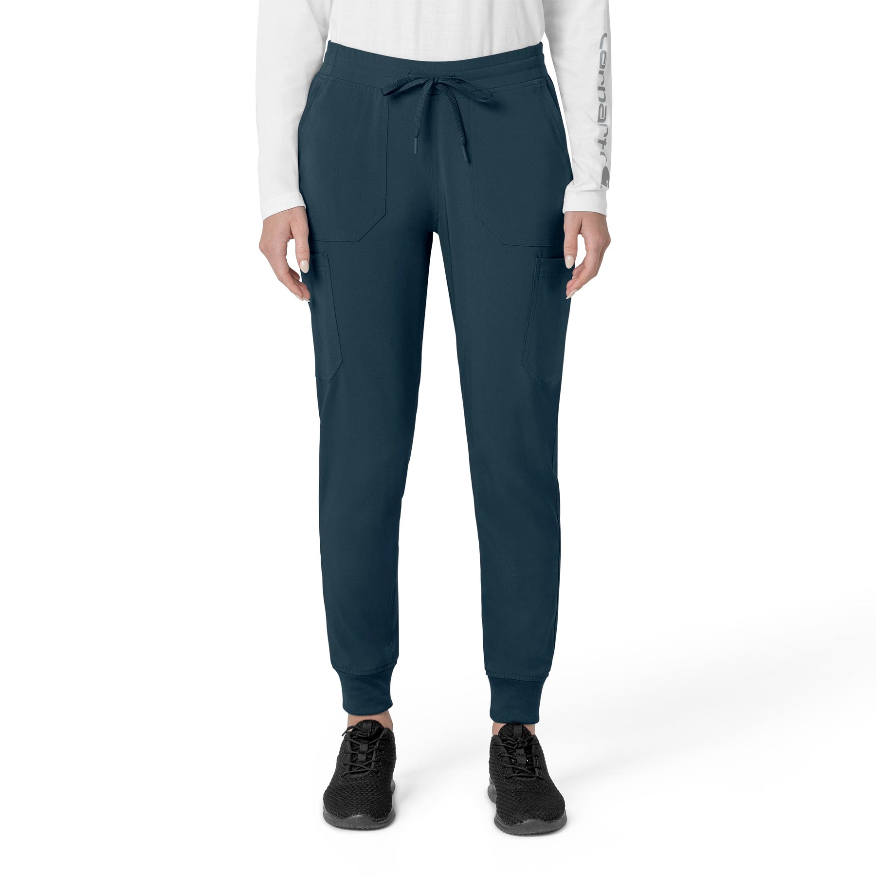 Force Cross-Flex Women's Cargo Jogger Scrub Pant Navy