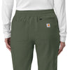 Force Cross-Flex Women's Cargo Jogger Scrub Pant Olive side detail 1