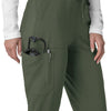 Force Cross-Flex Women's Cargo Jogger Scrub Pant Olive hemline detail