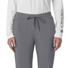 Force Cross-Flex Women's Cargo Jogger Scrub Pant Pewter front detail