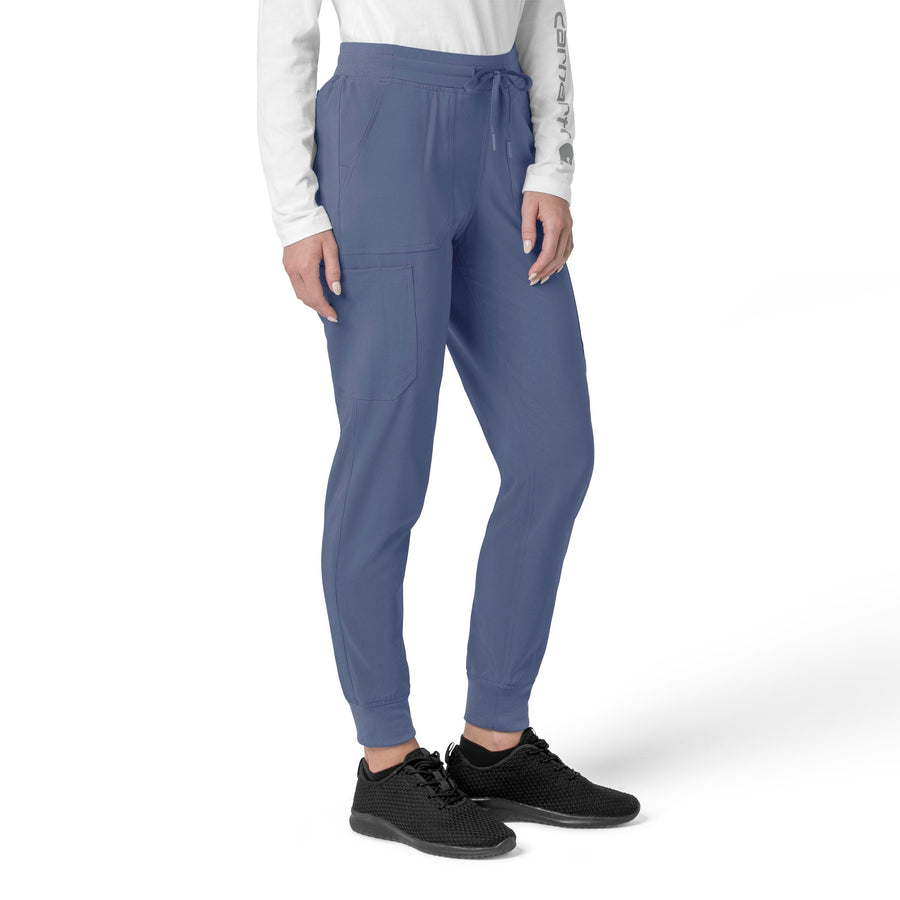 Force Cross-Flex Women's Cargo Jogger Scrub Pant Riverside side view