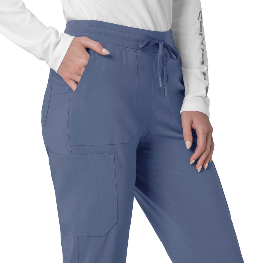 Force Cross-Flex Women's Cargo Jogger Scrub Pant Riverside side detail 2