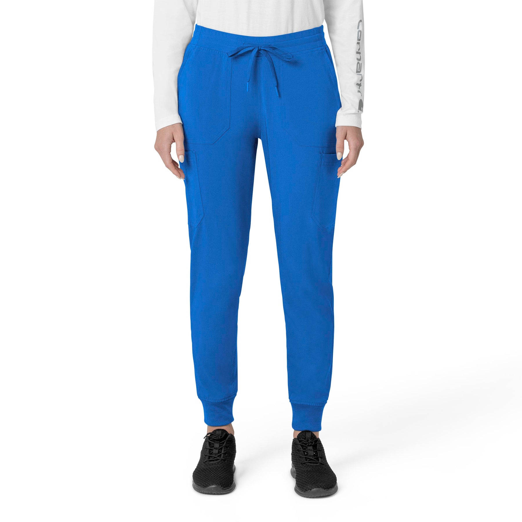 Force Cross-Flex Women's Cargo Jogger Scrub Pant Royal